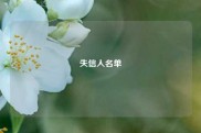 失信人名单