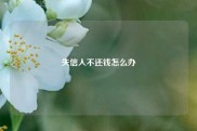 失信人不还钱怎么办