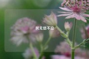 民无信不立